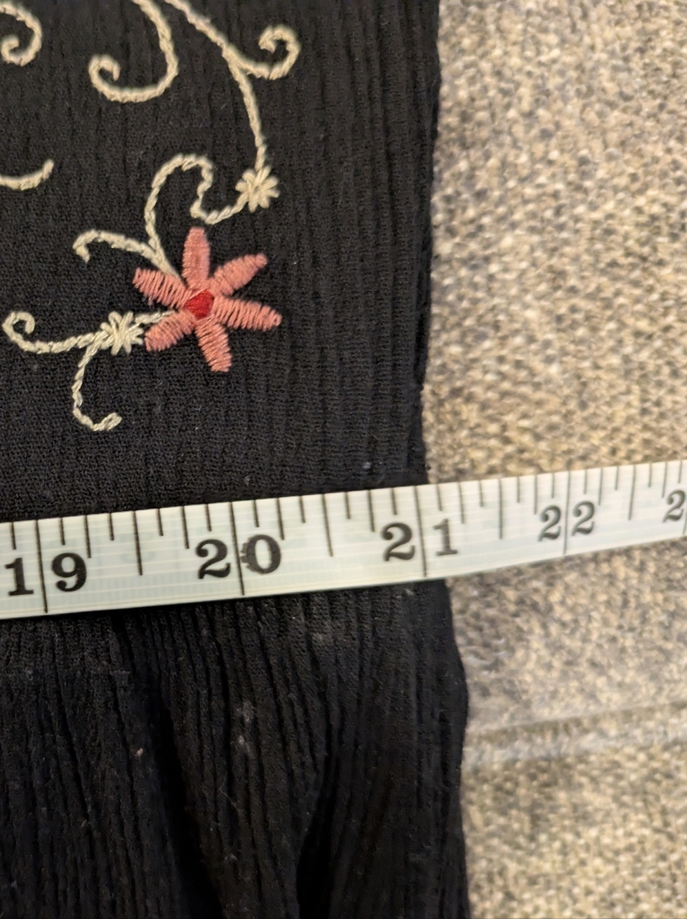 Savanna Jane Black Long Sleeve Embroidered Dress with Multicolor Accents - Picture 10 of 12